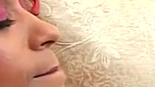 Chunky Black Pussy with Colored Hairs Gets Fucked by a Big Black Cock