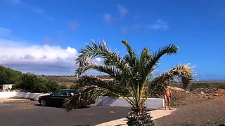 Risky naked walk down the street. Public nudity MiaAmahl