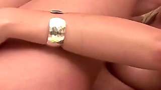 This Blonde Babe From France Likes to Play with Het Big Toy