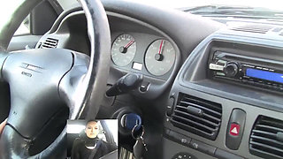 Screaming Brake Failure in Black Patent Flats