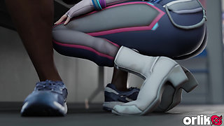 D.va - Pop Star Contract BBC 3D Overwatch Porn
