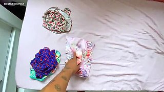 Maid Electra Dominica Flashes Her Big Ass in Shorts - Amateur Latina Teen Anal POV