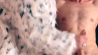 Chess Loser Gets Destroyed - Dominant MILF in Fur Coat & Spandex Leggings Takes Control with Rough Handjob & Amazon Ride