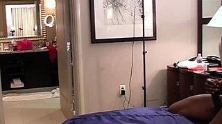 Blonde is flashing her big boobs in the outdoors