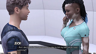 Stranded in Space - Hot Blowjob by Vitiligo Girl