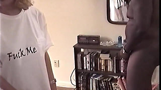 Blonde MILF Deepthroats and Rides Massive BBC