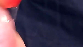 He Came 3 Times with a Lollipop in His Dick