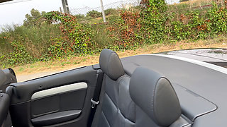 Rossa Vaxx the Busty Woman Orders an Uber and Fucks the Driver Outdoors as a Payment Method