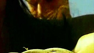 Dick Riding In Garden - Big tits