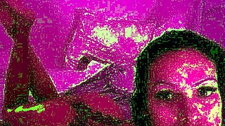 Hot amateur busty brunette masturbate in webcam