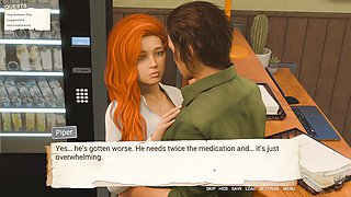 Hot stepsister, hentai visual novel, sex with stepsister