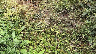 Punishment Walk - Stuffing Her Bra and Panties in the Woods