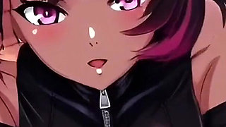 Pussygirl Wants Love and Sex. Hentai Anime Cartoon. Ai Animation