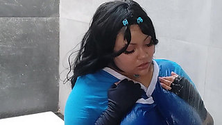 BBW Katara Cosplay Photoshoot Making off