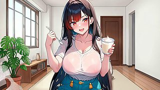 Spanish audio JOI CEI Hentai - Make a yogurt and follow my instructions