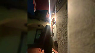 Black SSBBW Outdoor Striptease