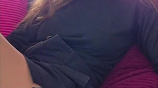 Horny Housewife Can Get Enough Orgasms as She Plays with Her Perfect Pussy