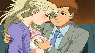 Big boobs babe gives mind-blowing BJ in risqué anime