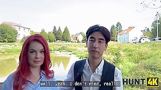 Slutty Redhead Miss Olivia Used Her Natural Tits And Perfect Body To Seduce A Producer In Public 17 Min