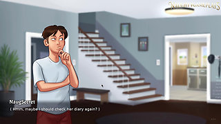Stepson Fucked Hard His Stepmom For Breakfast - Summertime Saga Part 46 By DarkCookie - 3D Game