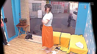 Magic Mirror Van: Steam And Desire Intersect... The Second Of The Hotly-talented Sauna Mirror Van. A Man And A Woman Alone In A Mobile Sauna?! For Some Reason, Their Erect Cocks Start To Swell, And The Awkwardness And Excitement Cause Max Sweating