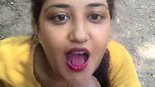 Slim indian girl fucked on the farm POV