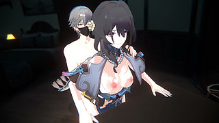 Honkai Star Rail - Ruan Mei Rides Caelus Cock Hard Until Mutual Orgasm - 3D Hentai Animations