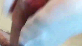 White Nylon Pantyhose Footjob - Soft Asian Feet Make Him Cum Hard