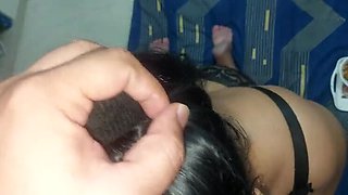 Rough Sex with Sexy Lucy - Cum on Her Big Boobs and Deep Throat Action