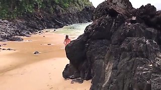 MILF Teases Guy, Takes Big Dick in Ass Publicly