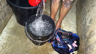 Secret video bathroom after having sex