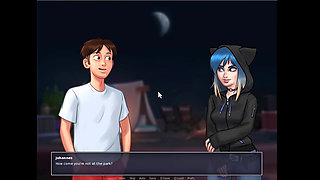 Summertime Saga - Jenny got pregnant - Diana gave me a handjob under the table - new science project is amazing FH