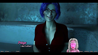 Stranded in Space - Date Night with Hot Blue Haired MILF