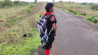 Village Girl Returning Home From College