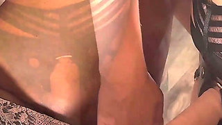 French and Ebony Submissives Serves Blonde Mistress