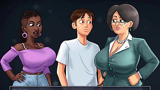 Summertime saga: stepmom seduces her stepson ep 181,182,183