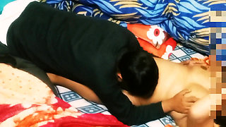 New Couple Having Romance Together.