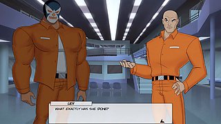 DC Comics mommy with big boobs in manga-themed action