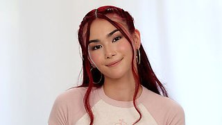 Redhead xxx with wonderful side piece from Net Girl