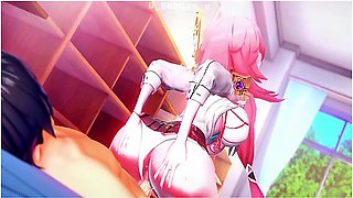 Genshin Impact - Yae Miko Is Waiting For You In A School Uniform