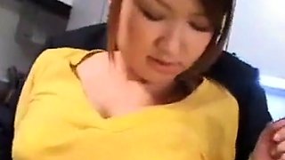 Asian Amateur with Big Tits and Nipples Sucks