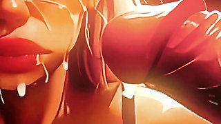 Orc Elf Alien Fantasy Blowjob & Titfuck Compilation - Animated Porn (ai Generated)