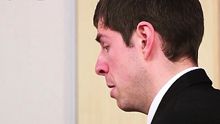 Dominant CFNM ladybosses cocksucking