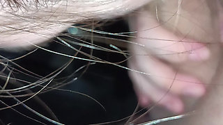 24 year old girl sucking cock outside in the car