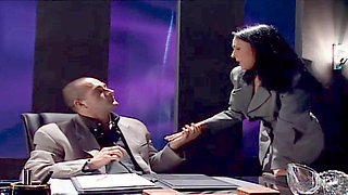 Classy Office Manager Fucks the Secretary's Ass to Relax