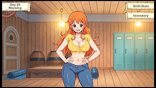 Flawless hentai redhead Cumingaming in a wild anime adventure