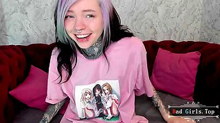 Big Tits Tattooed Pierced Skinny Blonde Teen