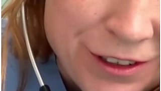 Naughty Redhead Mild Doctor Feels You Up