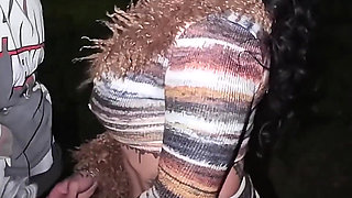 Horny Slut Bianca Bailee Rough Riding BBC in Park-n-ride
