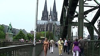 Outdoor undressed Public